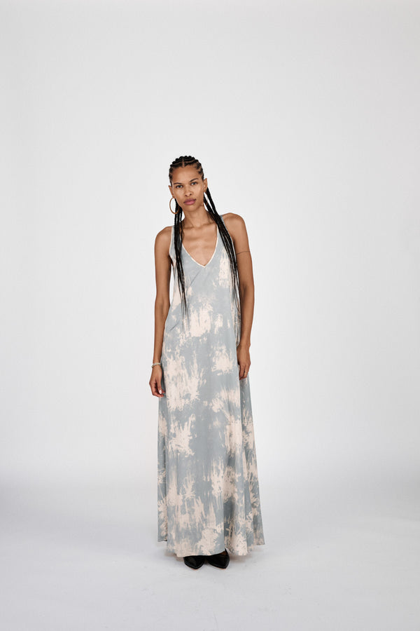 Ian - Misty long dress I Aluminium combo 1 - Rabens Saloner