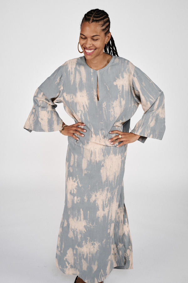 Karimalou - Misty kaftan I Aluminium combo 2 - Rabens Saloner