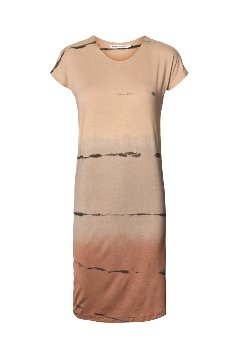 Mejse - Nuance jersey dress I Chocolate combo Chocolate combo XS 1 - Rabens Saloner