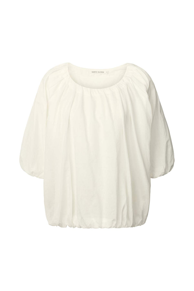 Rachelle - Voile cloud blouse I White White XS/S 3 - Rabens Saloner