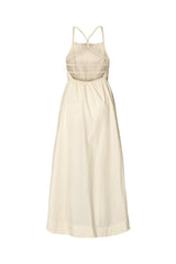 Cylle - Poplin elastic dress I Champagne 4 - Rabens Saloner