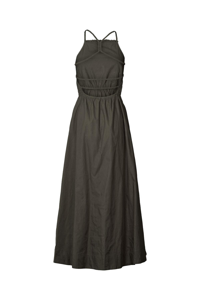 Cylle - Poplin elastic dress I Pirate black 2 - Rabens Saloner