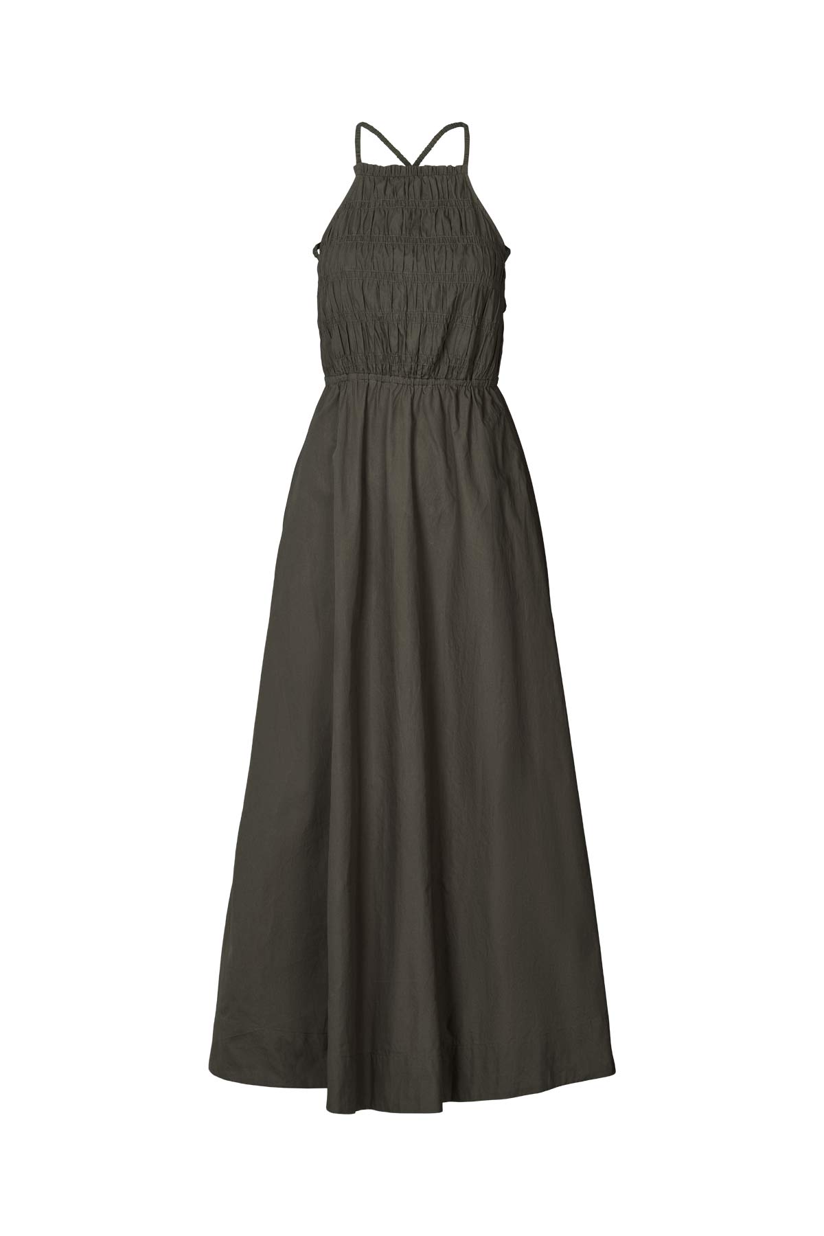 Cylle - Poplin elastic dress I Pirate black Pirate black XS 1 - Rabens Saloner
