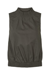 Fiola - Poplin heavy shirring top I Pirate black Pirate black XS 1 - Rabens Saloner