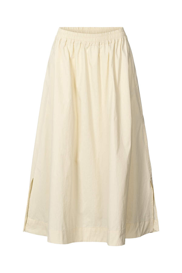 Guri - Poplin heavy full skirt I Champagne Champagne XS 2 - Rabens Saloner