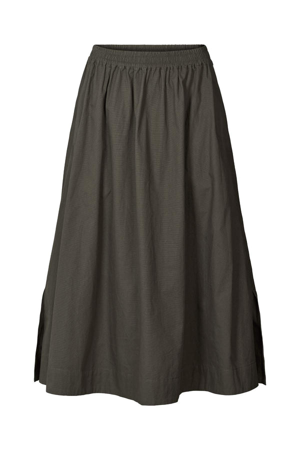 Guri - Poplin heavy full skirt I Pirate black Pirate black XS 1 - Rabens Saloner