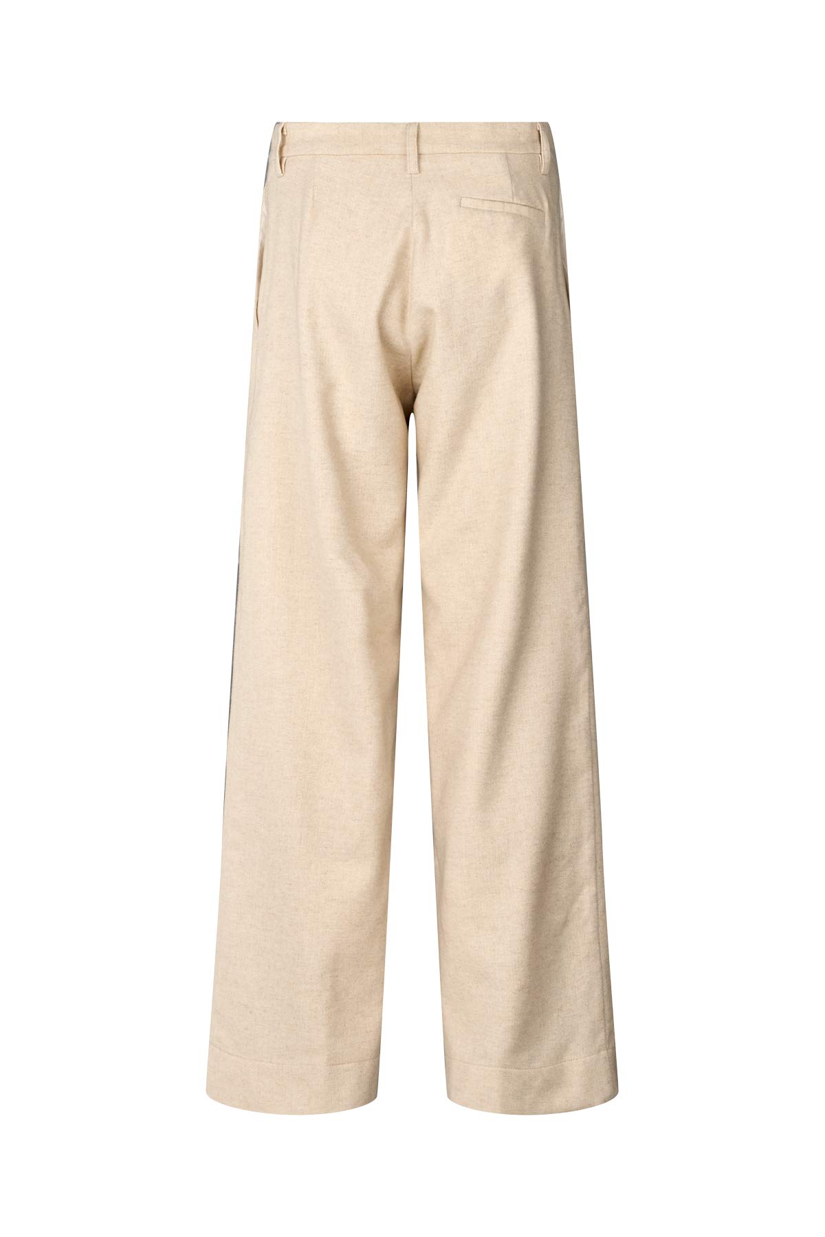 Kesia - Mini herringbone pants I Light sand 4 - Rabens Saloner