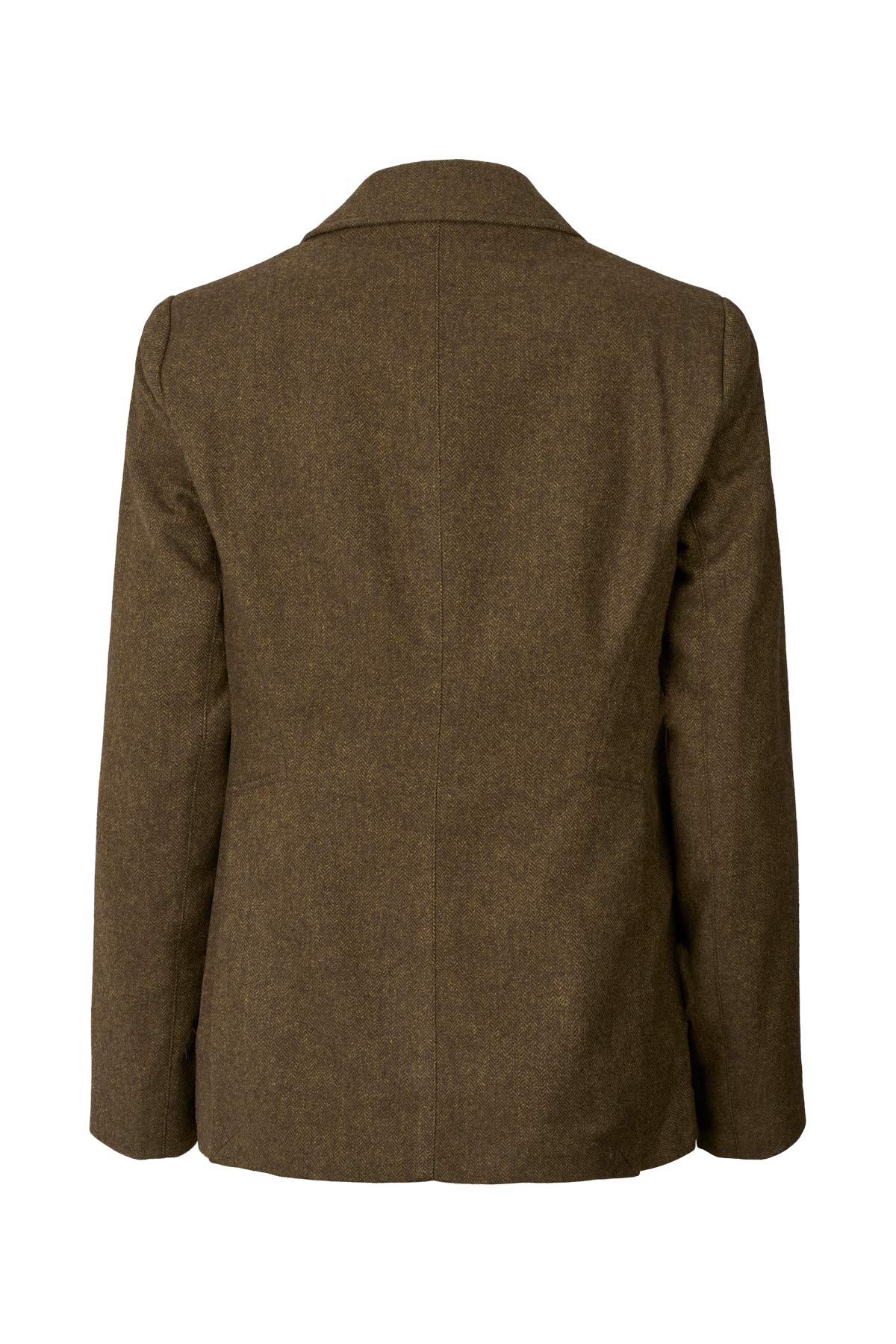 Akalie - Mini herringbone blazer I Dark brown 6 - Rabens Saloner