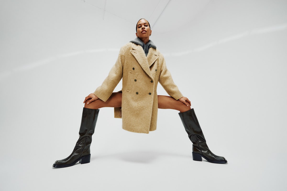 Leanna - Fuzzy oversized coat I Oatmeal 6 - Rabens Saloner
