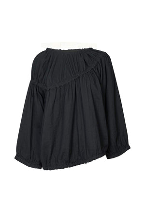 Lotte - Cotton dbl elasticated top I Black Black XS/S 3 - Rabens Saloner