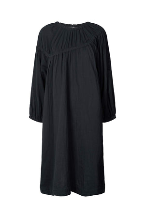 Mae - Cotton dbl elasticated dress I Black Black XS/S 1 - Rabens Saloner