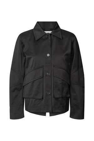 Charmaine - Cotton fusion jacket I Pirate black Pirate black XS 1 - Rabens Saloner