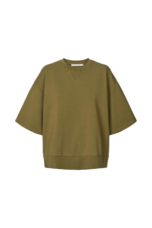 Narah - Sweat top I Dark Olive Dark Olive XS/S 4 - Rabens Saloner