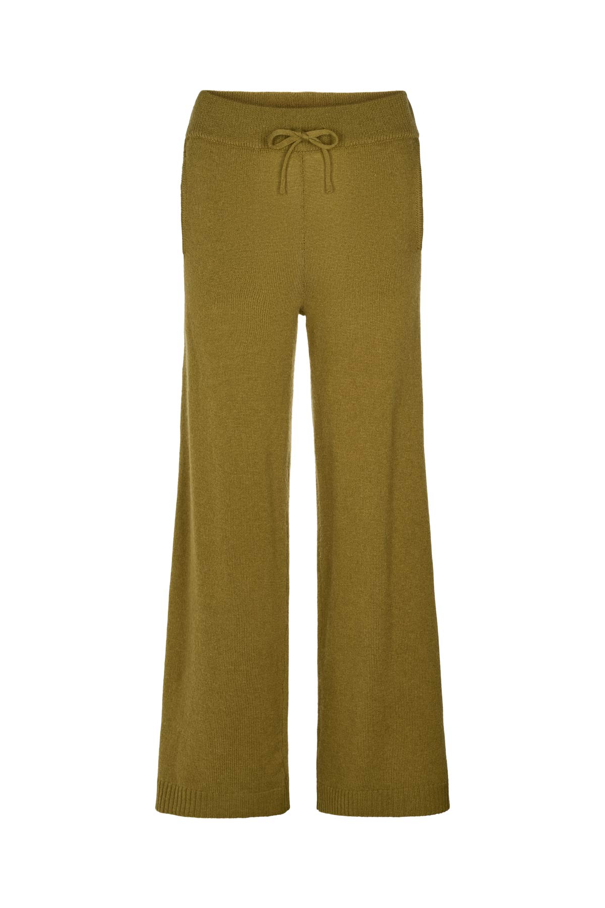 Dianne - Pure wool lounge pants I Fern green Fern green XS 1 - Rabens Saloner