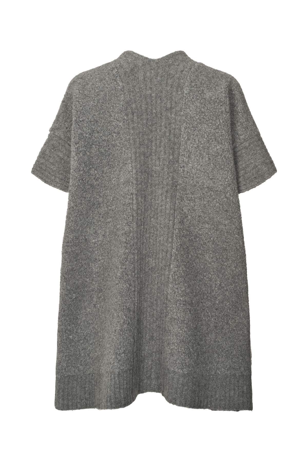 Dorris - Sheep knit cape I Grey melange 7 - Rabens Saloner