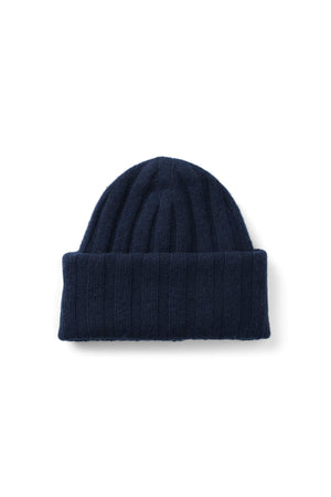Dolores - Pure wool oversize hat I Navy Navy O/S 1 - Rabens Saloner