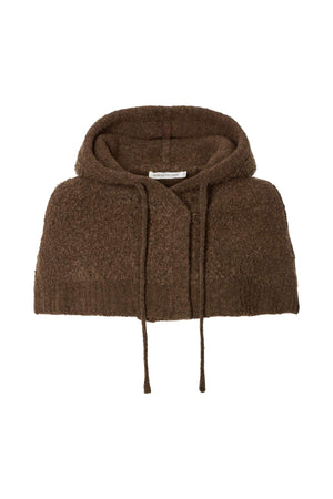 Sinika - Sheep knit hood I Dark brown Dark brown O/S 1 - Rabens Saloner