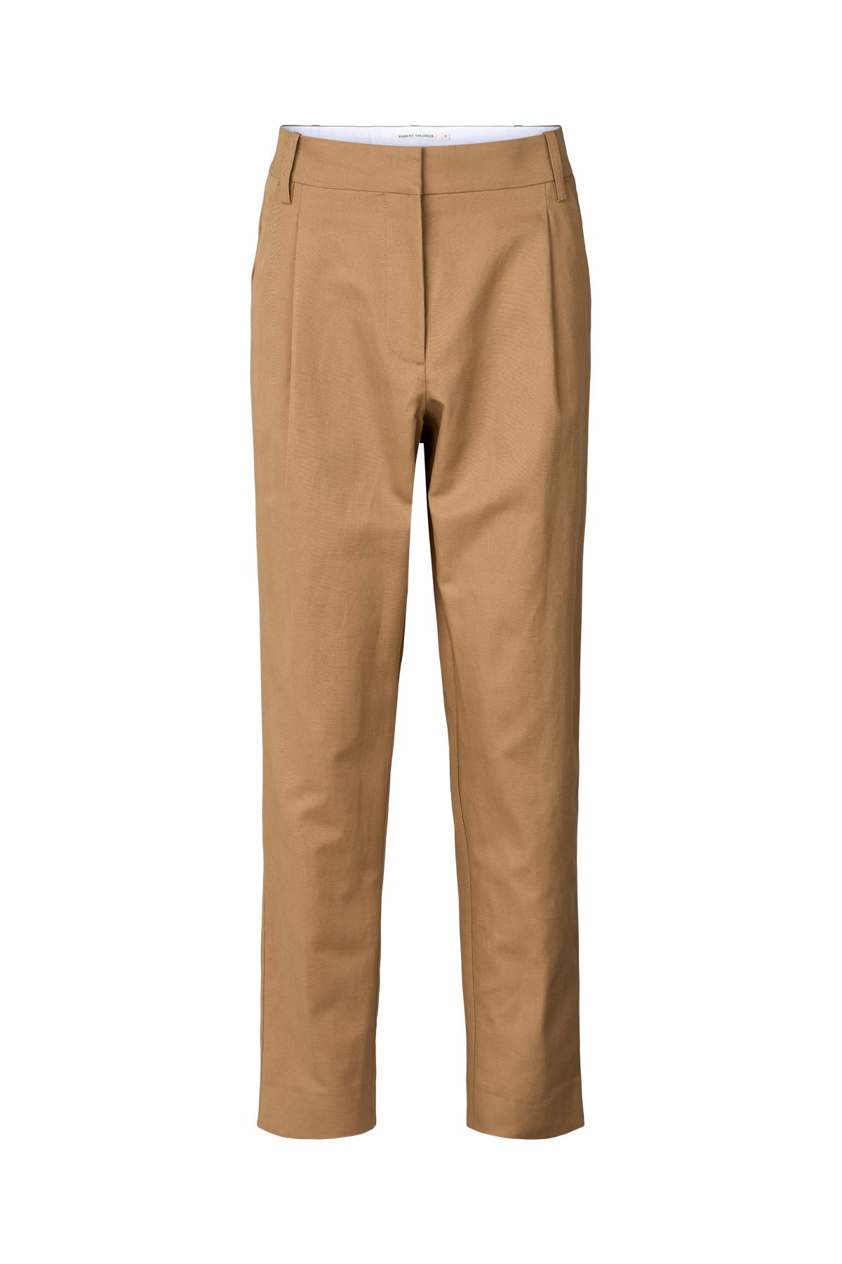 Helen - Canvas tailoring easy pants I Tobacco Tobacco XS 2 - Rabens Saloner