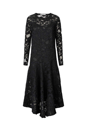 Enid - Orchid lace dress I Black Black XS 2 - Rabens Saloner