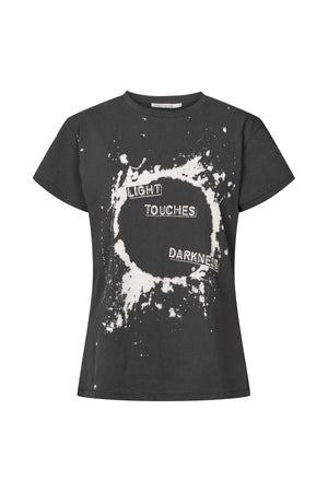 Ambla - Eclipsed print t-shirt I Faded black Faded black XS 4 - Rabens Saloner