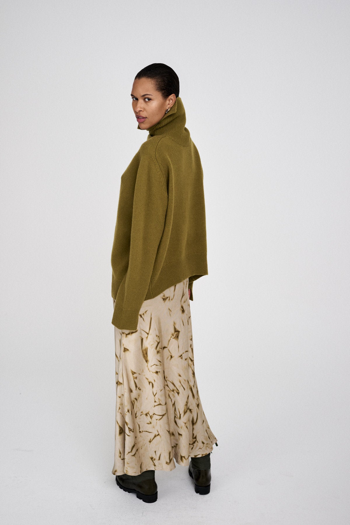 Ellery - Crystal bias skirt I Midnight black combo 4 - Rabens Saloner