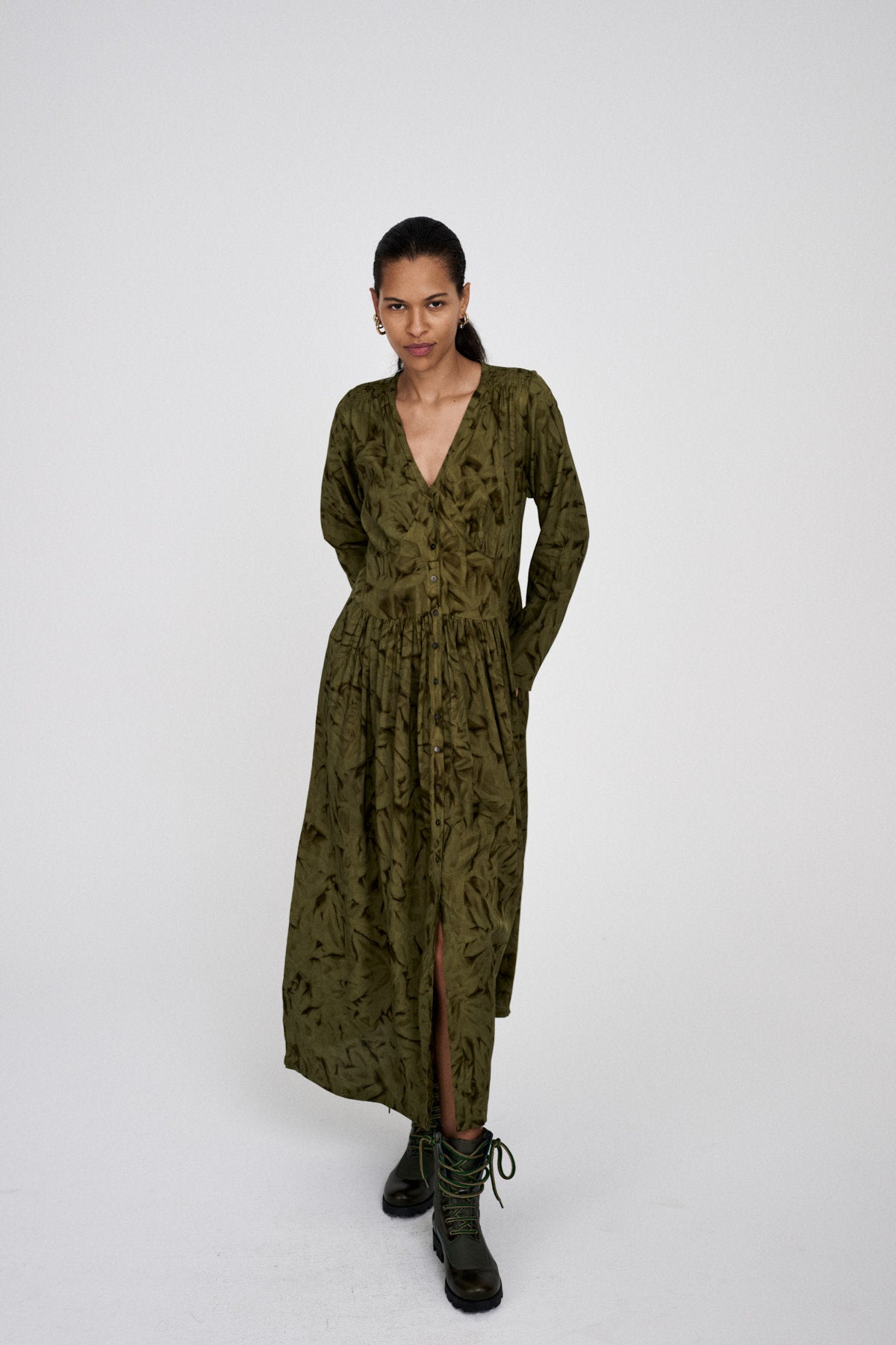 Athena - Crystal vintage dress I Midnight black combo 4 - Rabens Saloner