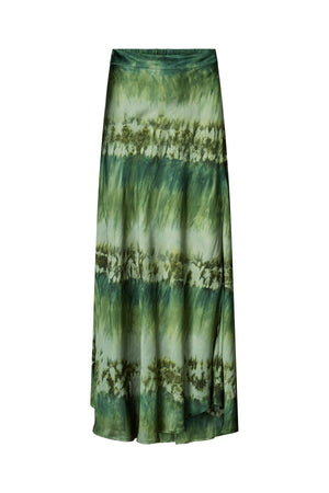 Willie - Arizona long A-line skirt I Bottle green combo Bottle green combo XS 2 - Rabens Saloner