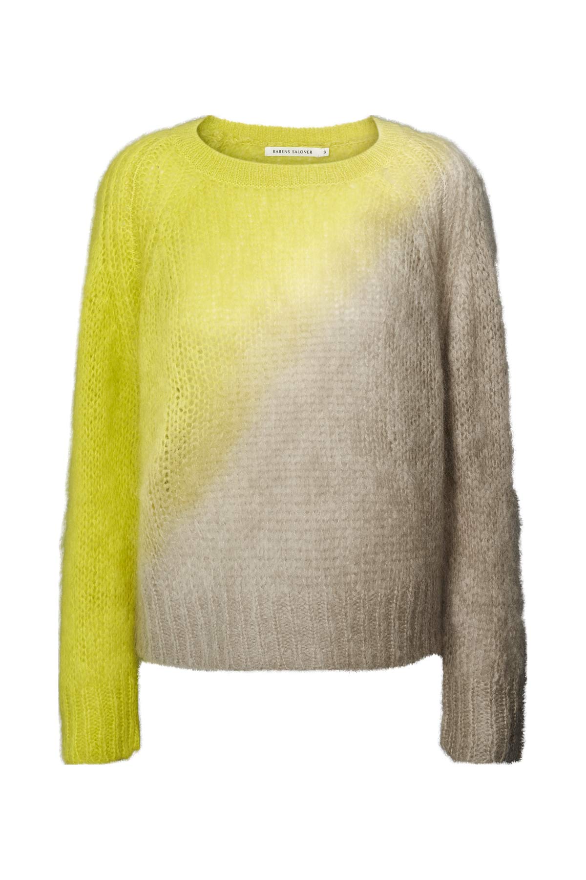 Jasmin - Cross dye boxy sweater I Limeade pelican combo Limeade pelican combo XS 5 - Rabens Saloner