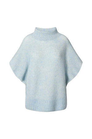 Superlight knit tunic top - Asna I Ice blue Ice blue XS/S 5 - Rabens Saloner