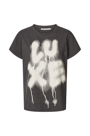 Ambla - Luxe t-shirt I Faded black Faded black XS 1 - Rabens Saloner