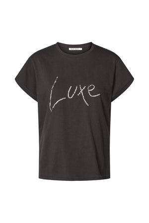 Ambla - Diamante t-shirt I Faded black Faded black XS 6 - Rabens Saloner