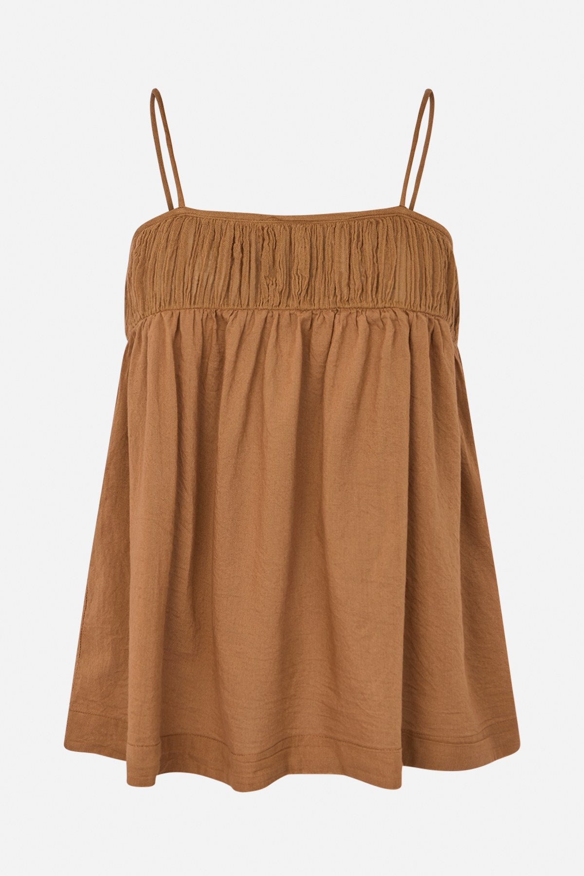Dortie - Cotton angel string top I Chestnut Chestnut XS 1 - Rabens Saloner