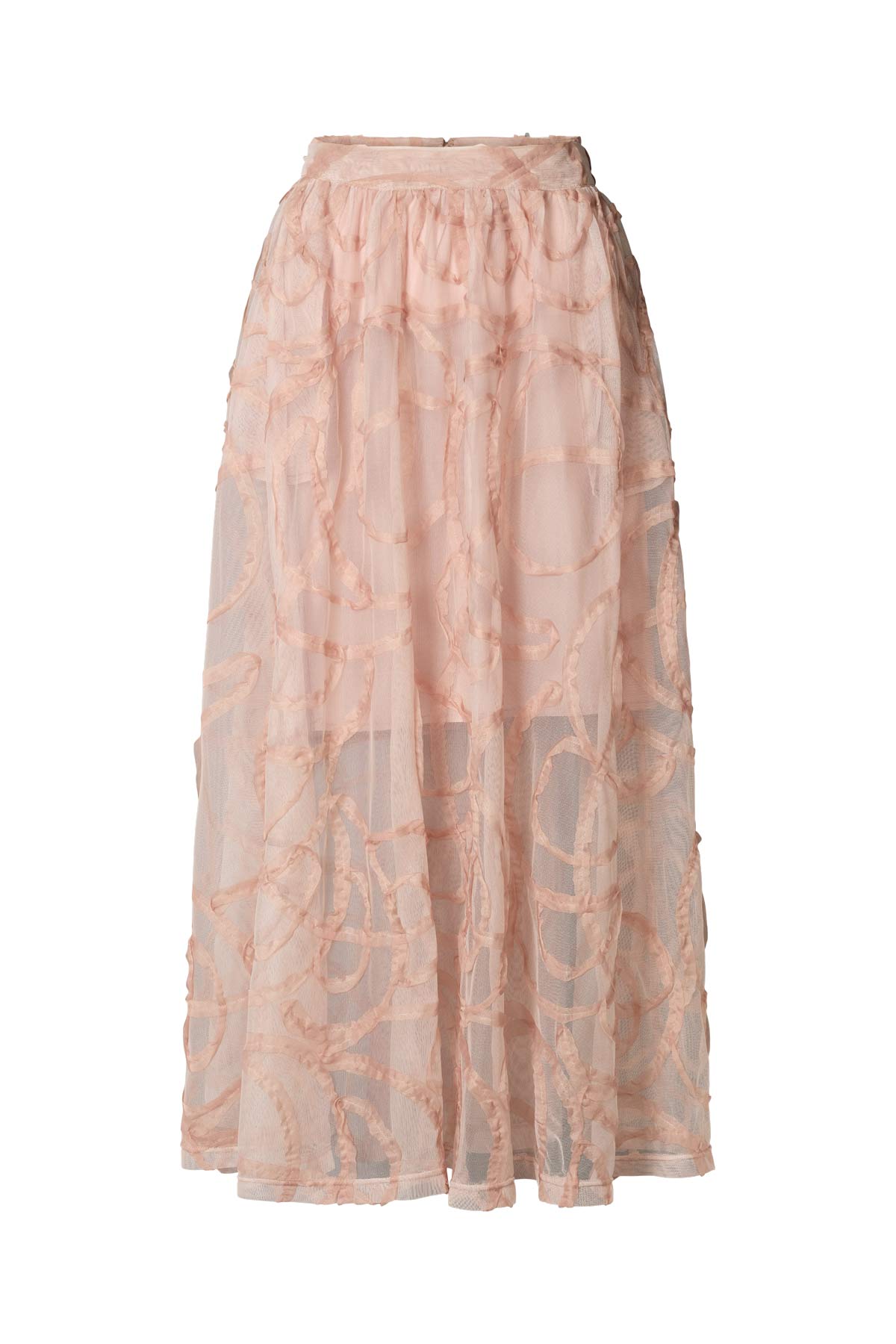 Silke - Scribble full skirt I Blush Blush XS 8 - Rabens Saloner