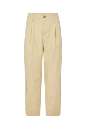 Raina - Utility pleat pant I Ecru Ecru XXS 1 - Rabens Saloner