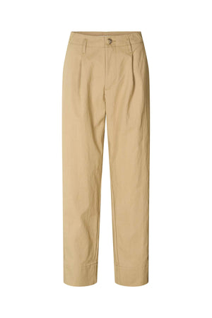 Raina - Utility pleat pant I Warm sand Warm sand XXS 1 - Rabens Saloner