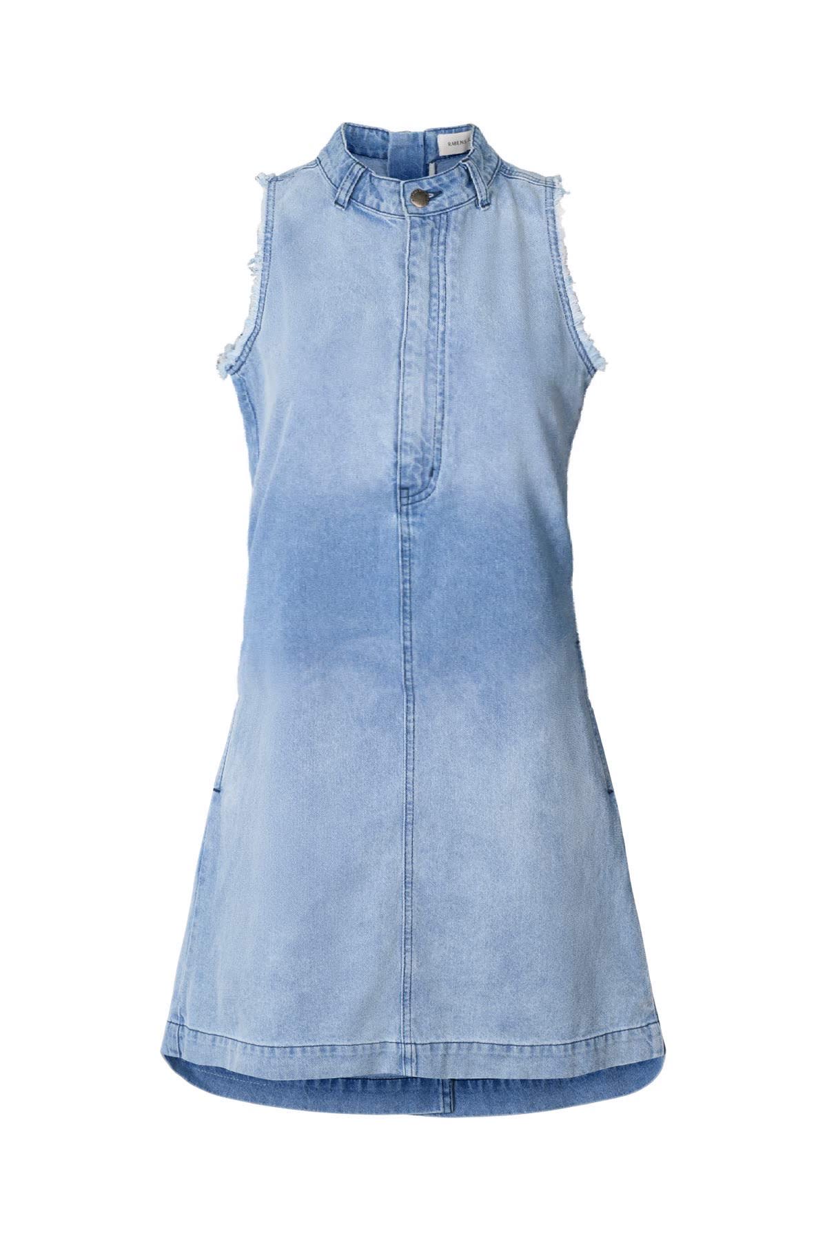 Fee - Denim light dress I Light washed denim 6 - Rabens Saloner