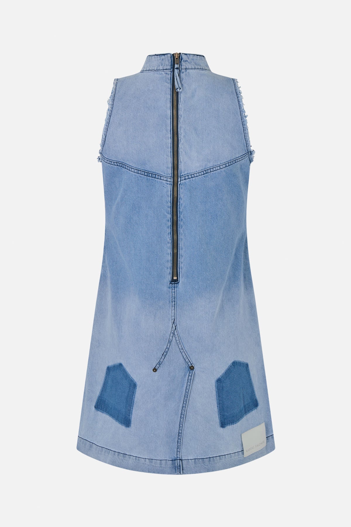 Fee - Denim light dress I Light washed denim 7 - Rabens Saloner