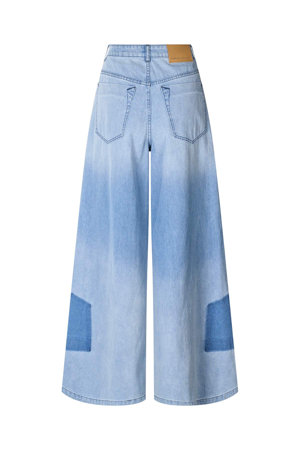 Lane - Light denim wide leg pants I Light washed denim 11 - Rabens Saloner
