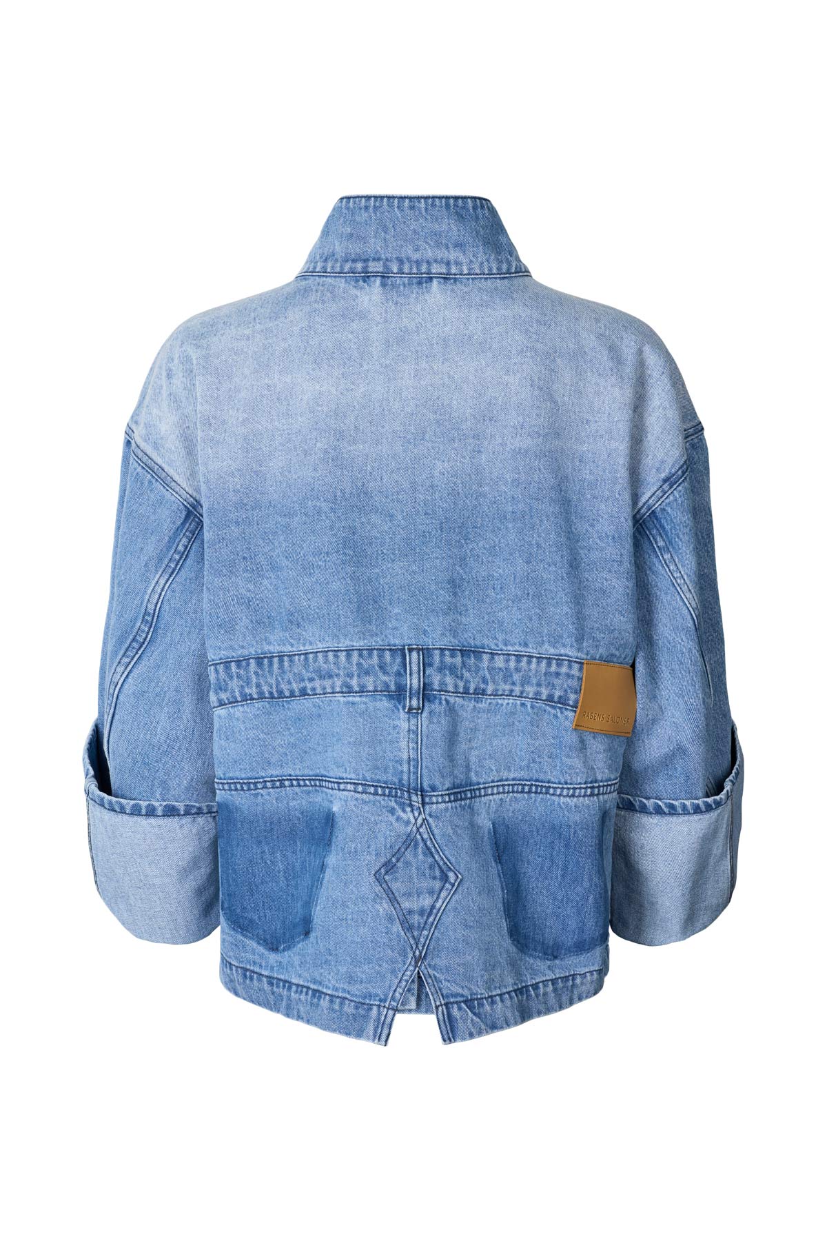 Donela - Denim jacket I Light washed denim 7 - Rabens Saloner