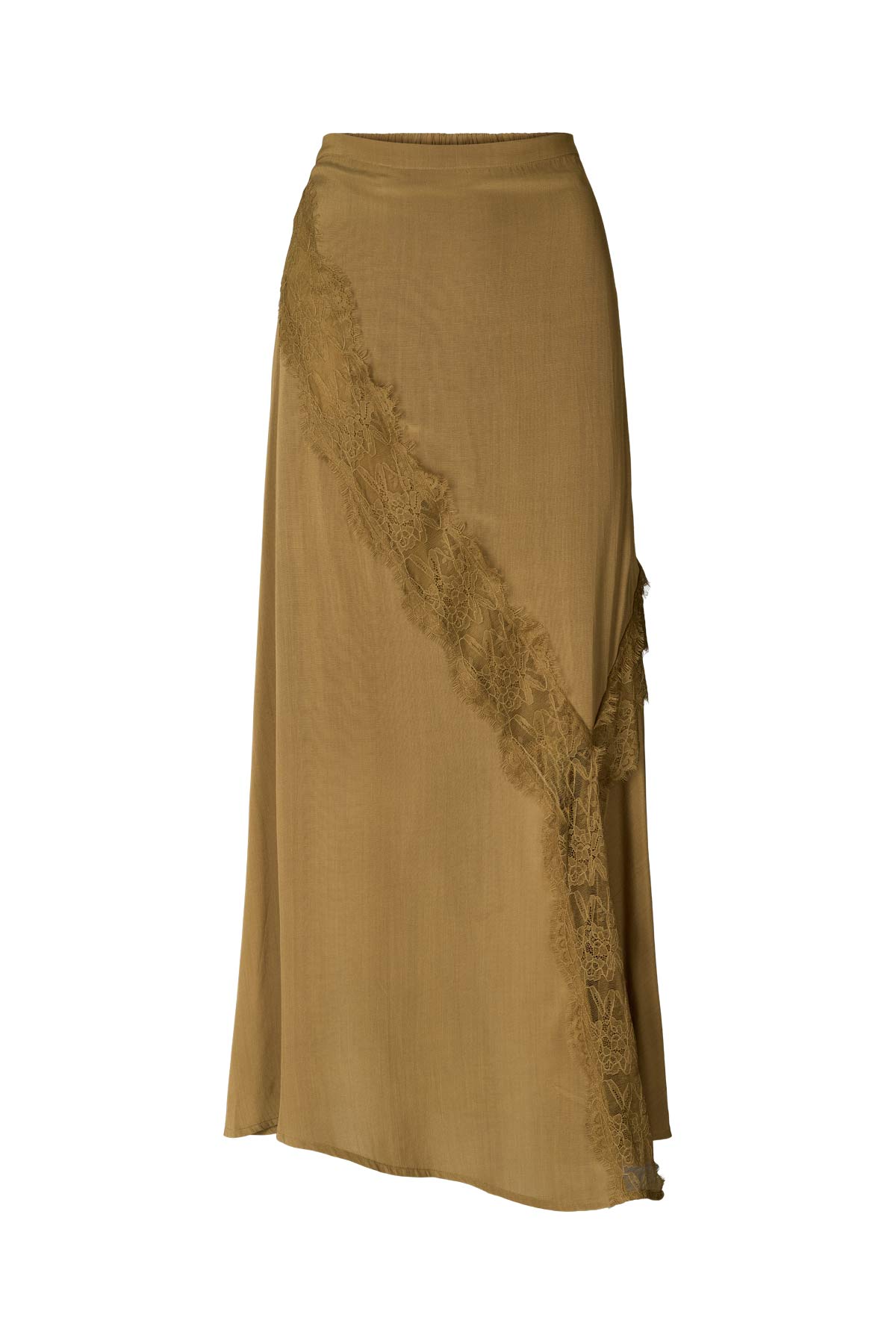 Leia - Sheer lace skirt I Hazelnut Hazelnut XS 4 - Rabens Saloner