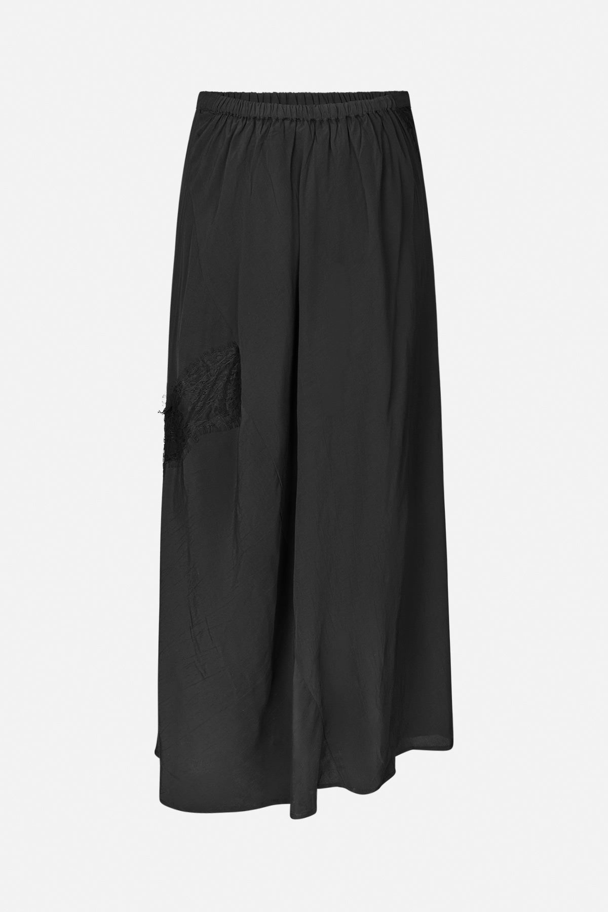 Leia - Sheer lace skirt I Faded black 2 - Rabens Saloner