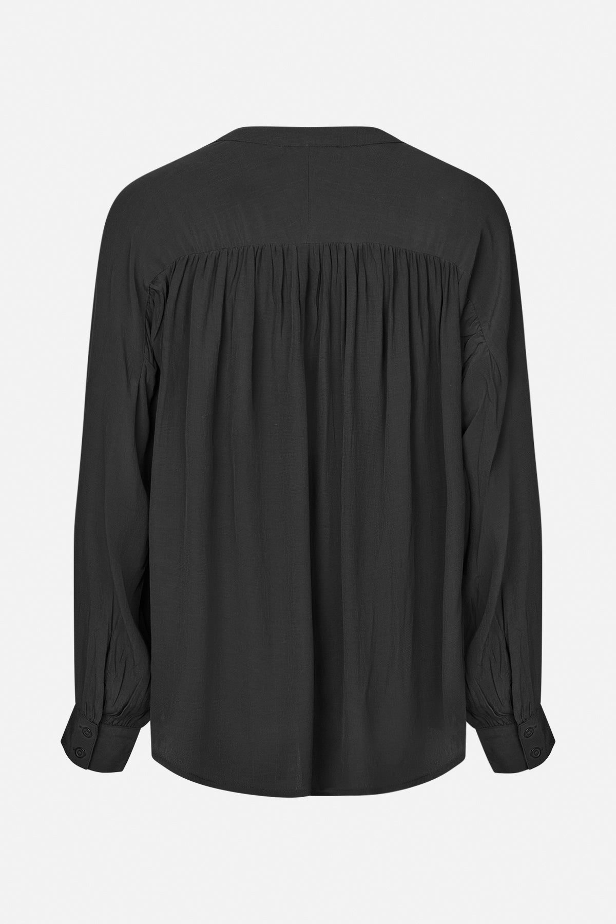 Meg - Sheer lace shirt I Faded black 2 - Rabens Saloner