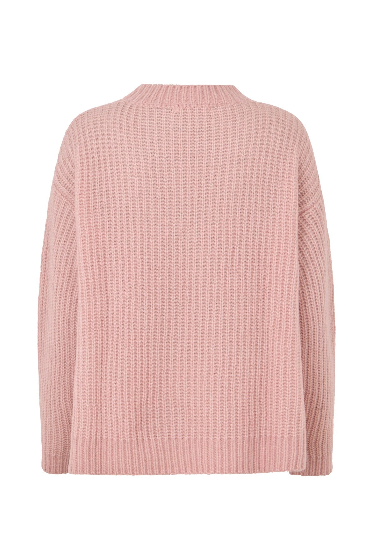 Hifa - Open knit cosy sweater I Pale pink 7 - Rabens Saloner