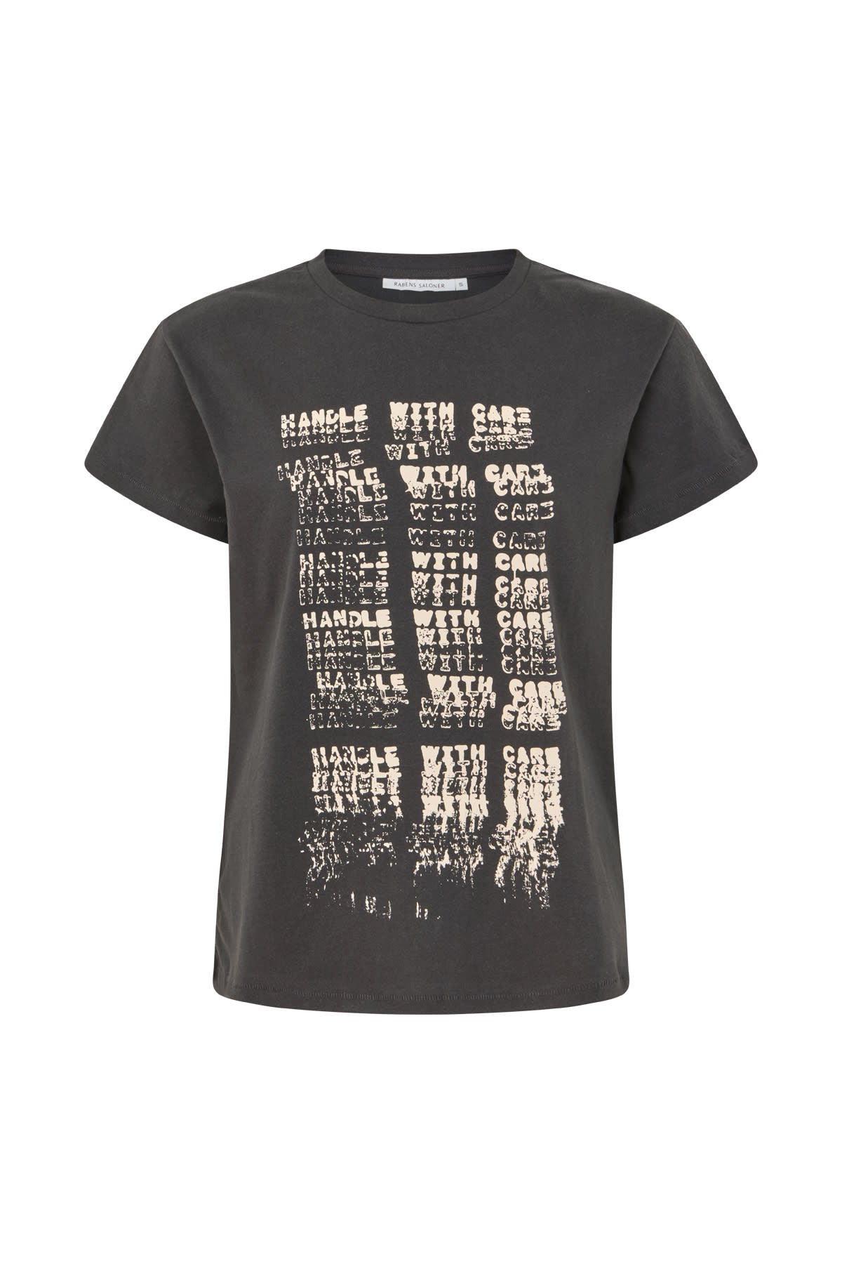 Ambla - Handle with care t-shirt I Faded black Faded black XS 5 - Rabens Saloner