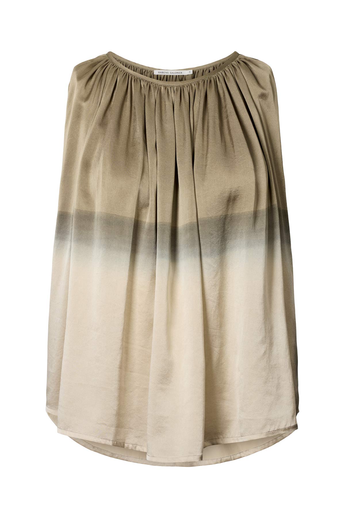 Sabel - Horizon gathered halter top I Cement combo Cement combo XS 6 - Rabens Saloner