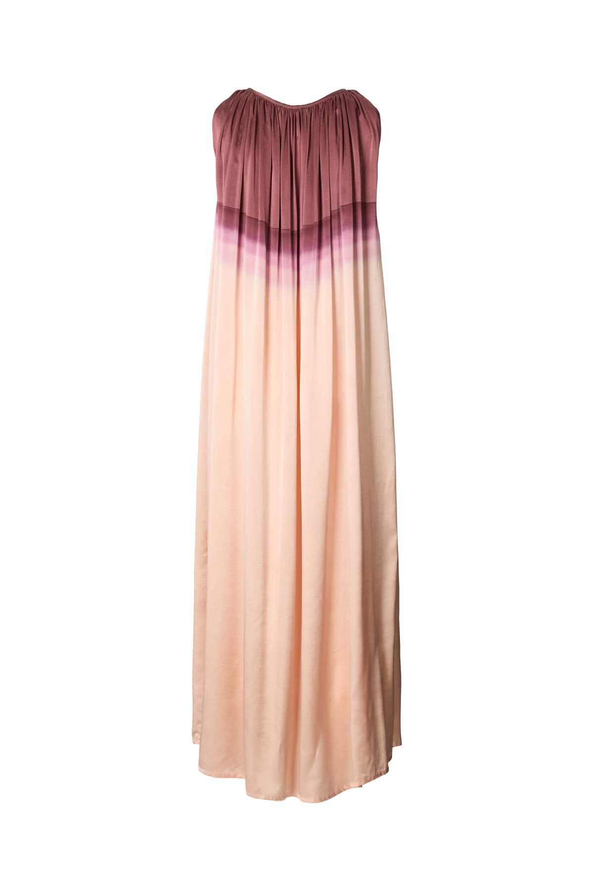 Sabah - Horizon gathered halter dress I Blush combo 7 - Rabens Saloner