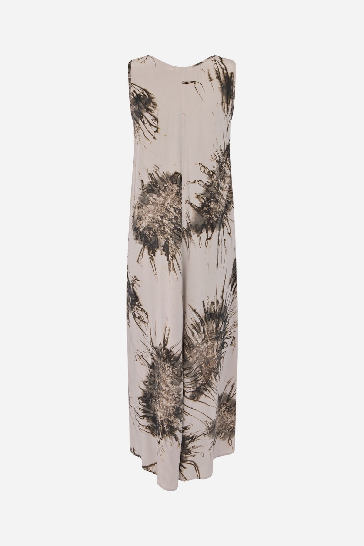 Alpa - Sea urchin long dress I Grey combo 2 - Rabens Saloner