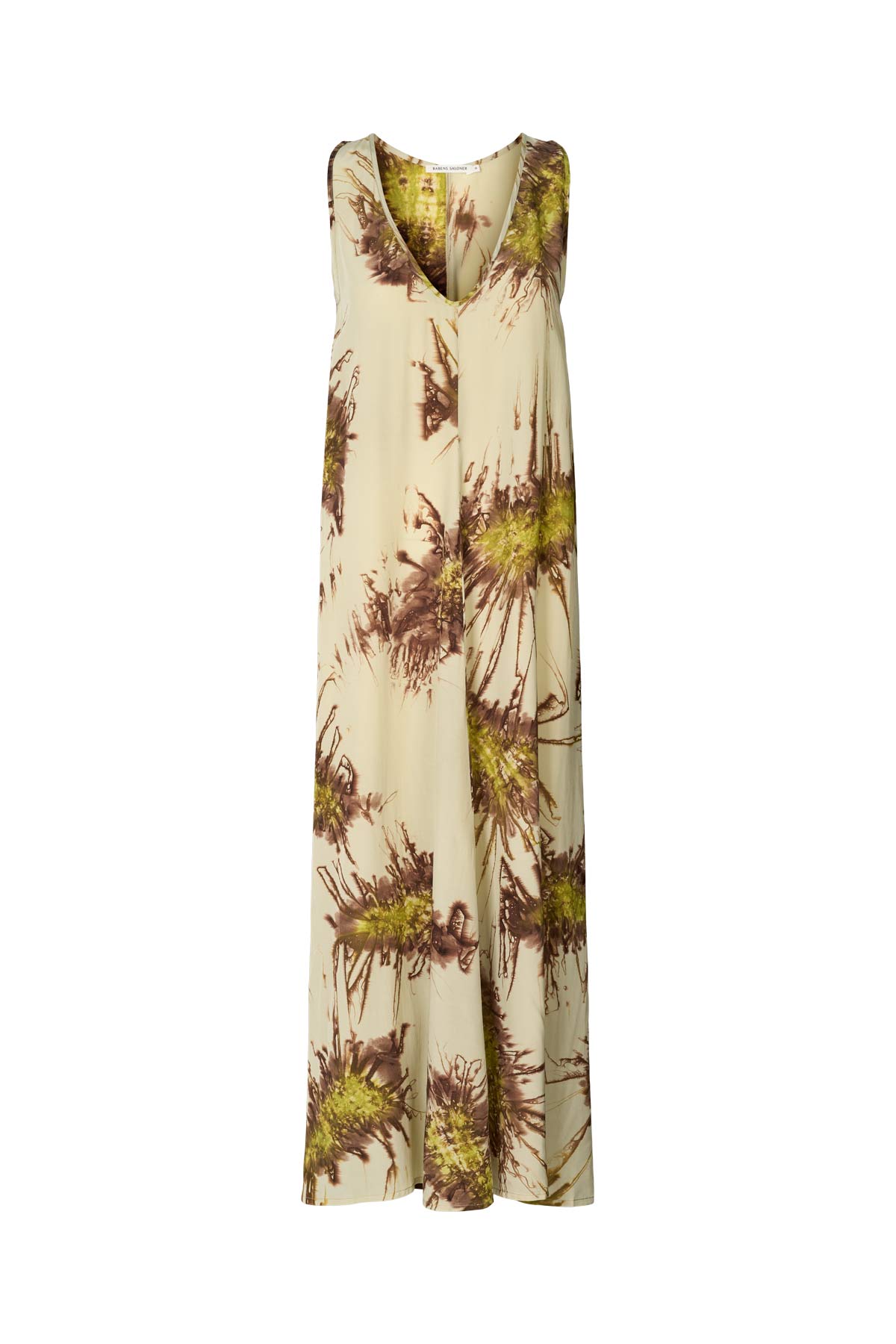 Alpa - Sea urchin long dress I Chartreuse combo Chartreuse combo XS 10 - Rabens Saloner