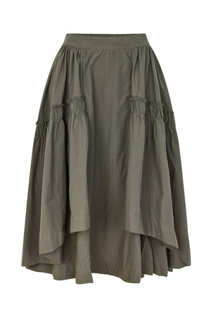 Brigida - Poplin full skirt I Faded black Faded black XS 1 - Rabens Saloner