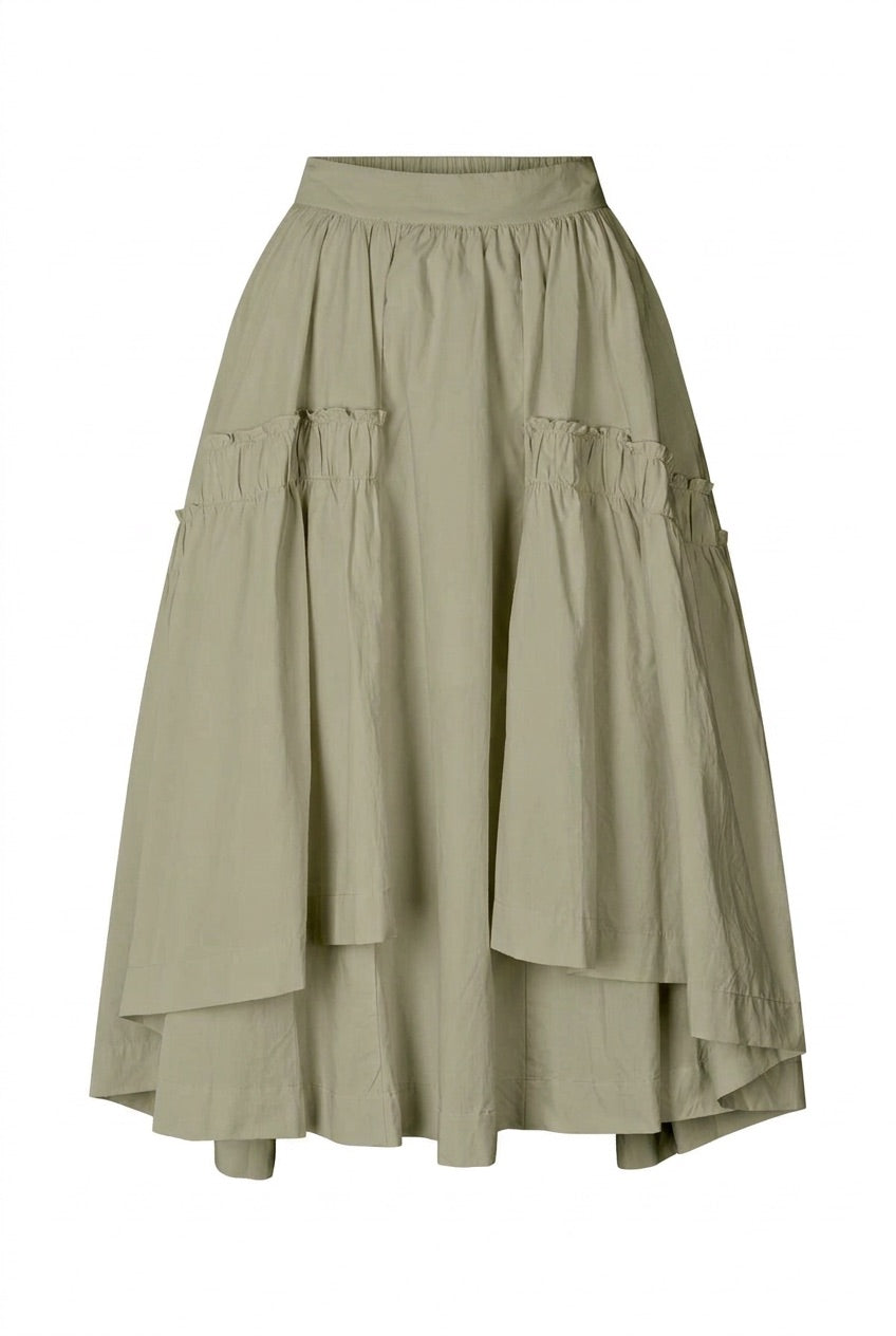 Brigida - Poplin full skirt I Vertiver